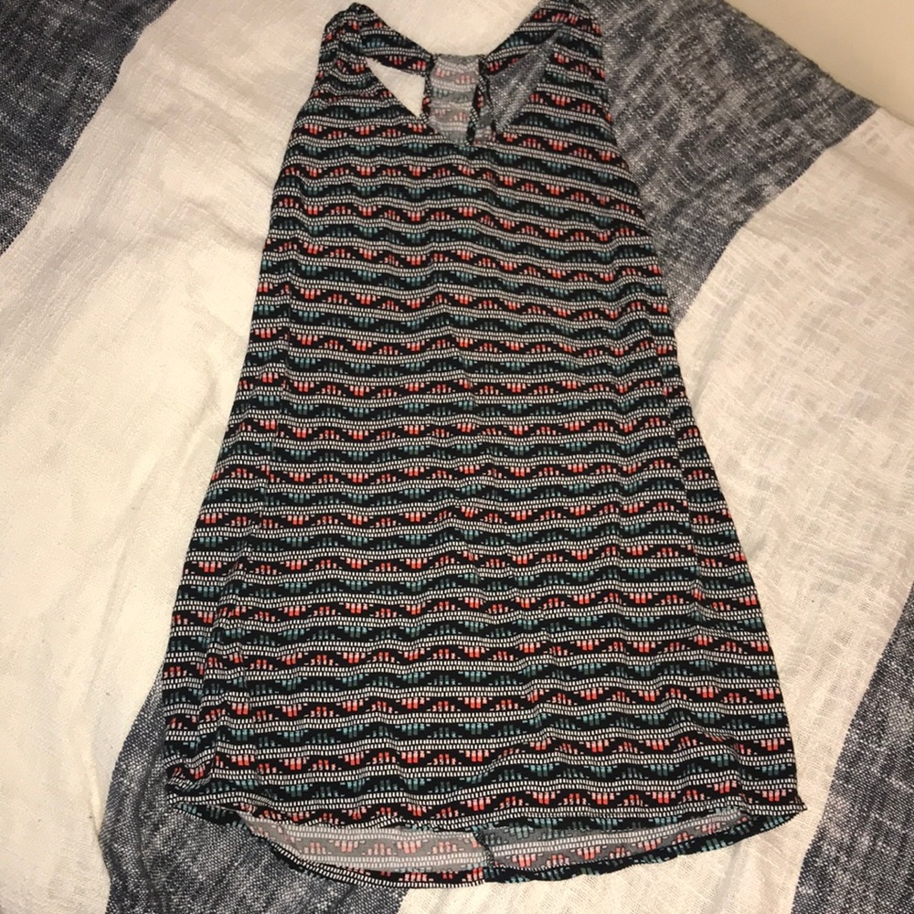 Patterned Flowy Dress.